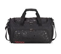 Neoxx - Borsa sportiva Move Splash in nero - 25 l, grande scomparto principale, scomparto umido, 2 maniglie, tracolla regolabile, Splash in nero, 43,5x26x24 cm, Borsa sportiva