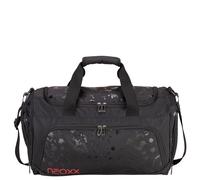 Neoxx - Borsa sportiva Move Splash in nero - 25 l, grande scomparto principale, scomparto umido, 2 maniglie, tracolla regolabile, Splash in nero, 43,5x26x24 cm, Borsa sportiva