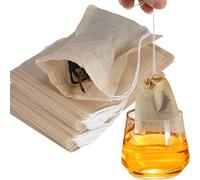 NEPAK Set di 600 sacchetti filtro da tè usa e getta, sacchetto di carta per tè, caffè, erbe aromatiche (5 x 7 cm)