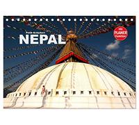 Nepal (Tischkalender 2026 DIN A5 quer), CALVENDO Monatskalender: 13 traumhafte Reisefotos aus dem buddhistischen Staat im Himalaya.
