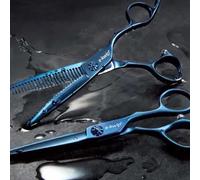 E-Kwip Forbici taglio capelli Neptune 5,75 pollici – Set con modellanti
