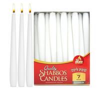 NER MITZVAH CANDLE CLASSE CLASSO CLASSO - 8 pollici - 30 pacchetto di massa - per tavoli da pranzo shabbat cerimonie e di emergenza - 7 ore di brucia