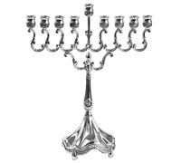 Ner Mitzvah Canukah Silver Plated Candle Menorah by Ner Mitzvah