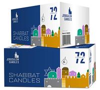 Ner Mitzvah Shabbat Candles - Traditional Shabbos 3 Hour - 2-Pack x 72 (144 Total)