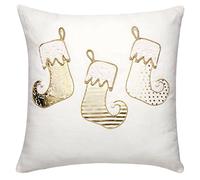 Nera Padded Cushion with Christmas Socks 45 x 45 cm marca L Oca nera