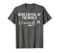 Nerd Capitale del Mondo Claremont CA per Uomini e Donne Maglietta