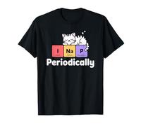 Nerd Cat Science Teacher i Nap Periodicamente STEM Mamma Imparare Maglietta