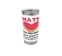 Nerd Divertente Matematica Luogo Solo Persone Comprare Anguria Insegnante Bicchiere termico in acciaio inox doppia parete