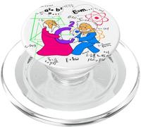 Nerd Divertente Pitagora Combattere Per C Al Quadrato Matematica Insegnante PopSockets PopGrip per MagSafe