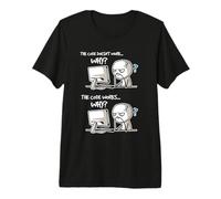 Nerd Geek Viral Meme T Shirt The Code Works...perché? Maglietta Premium