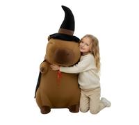 nerd hunters Capybara Peluche XXL 100 cm - Grande morbido peluche Kapibara 3 in 1 cuscino e decorazione - gigante peluche per bambini e adulti (Magic Capybara)