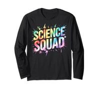 Nerd Science Squad I Insegnante STEM Imparare Nerd Tech Lab Maglia a Manica