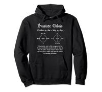 Nerd Vintage Evariste Galois Matematica Citazione Insegnante Matematica Felpa con Cappuccio