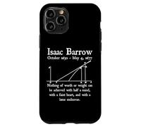 Nerd Vintage Isaac Barrow Calcolo Algebra Matematica Insegnante Custodia per iPhone 11 Pro