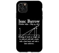 Nerd Vintage Isaac Barrow Calcolo Algebra Matematica Insegnante Custodia per iPhone 11 Pro Max