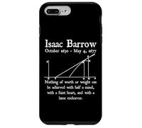 Nerd Vintage Isaac Barrow Calcolo Algebra Matematica Insegnante Custodia per iPhone 7 Plus/8 Plus