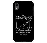 Nerd Vintage Isaac Barrow Calcolo Algebra Matematica Insegnante Custodia per iPhone XR