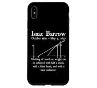 Nerd Vintage Isaac Barrow Calcolo Algebra Matematica Insegnante Custodia per iPhone XS Max