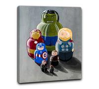 NerdArt quadro MatrHEROESka fumetti comics super eroi manga cartoni star wars