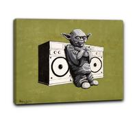 NerdArt quadro Yo-Da fumetti comics super eroi manga cartoni star wars