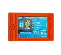 NerdMiner V2 MAX Solo Bitcoin Miner - 930KH/s Hash Rate, 1.5W Power, 3.125 BTC Win3, Compact 2.4G WiFi & Wired Connection, High-Efficiency Cryptocurrency Miner for Bitcoin Enthusiasts(ORANGE)