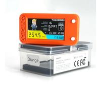 NerdMiner V2 Pro 250KH/s T-Display S3 Bitcoin Solo Lottery Miner - Basso consumo energetico, WiFi, USB-C - Trump Edition, potenziale vincente 3.125 BTC - Ideale per miniere domestiche (arancione)
