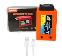 NerdMiner V2 Ultra 250KH/S Edition - Minatore BTC raffreddato a ventola a bassa potenza con display a T S3, estrazione della lotteria Lucky Solo, alta efficienza per gli appassionati di