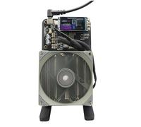 NerdQaxe++ 4.8TH/s 15J/Th BTC Miner 4 PCS BM1370 Asic Chip 68W Consumo di energia Solo BTC 2.4G WiFi Mining Machine (nero)