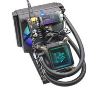 NerdQaxe++ Hydro Rev 6.1 Miner Aggiornato - Minatore Bitcoin 6 TH/s, Basso Consumo 100W 16.5 J/TH, WiFi 2.4 GHz e Funzionamento Silenzioso, Minatore Cripto Open Source per BTC