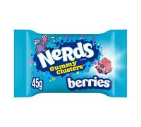 Nerds Gummy Clusters Berries 20x45g | Caramelle Croccanti Gommose | Dolcetti Americani Espositore | Idea Regalo