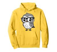 Nerdy Birdy Kawaii carino uccello felice con occhiali animale Felpa con Cappuccio