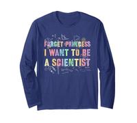 Nerdy dimentica la Principessa Voglio Diventare Uno Scienziato STEM Camp Maglia a Manica