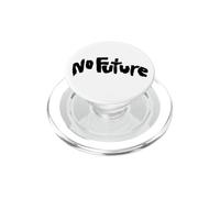 Nerdy Iconic No Future Sci-Fi Punk Insegnante di Scienze Nero PopSockets PopGrip per MagSafe