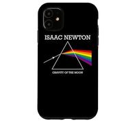 Nerdy Isaac Newton Prisma Gravity of the Moon Rock Musica Regalo Custodia per iPhone 11