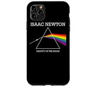 Nerdy Isaac Newton Prisma Gravity of the Moon Rock Musica Regalo Custodia per iPhone 11 Pro Max