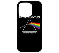 Nerdy Isaac Newton Prisma Gravity of the Moon Rock Musica Regalo Custodia per iPhone 14 Pro