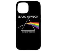 Nerdy Isaac Newton Prisma Gravity of the Moon Rock Musica Regalo Custodia per iPhone 15