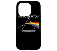 Nerdy Isaac Newton Prisma Gravity of the Moon Rock Musica Regalo Custodia per iPhone 15 Pro