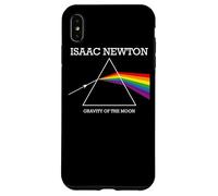 Nerdy Isaac Newton Prisma Gravity of the Moon Rock Musica Regalo Custodia per iPhone XS Max