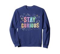 Nerdy Stay Curious Scienza Biologia Crew Insegnante Think Geek Felpa