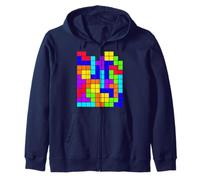 Nerdy Tetrominoes Block Puzzle Videogioco Matematica Insegnante G elpa con Cappuccio