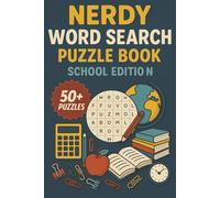 Nerdy Word Search Puzzle Book: Word Searches with Easy to Read Print about Nerds, Subjects, Sci-fi and More ( 6x9 inches, 110 pages | 50+ Puzzles ... Gift for Vacations, Holidays and Free Times