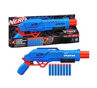 Nerf Alpha Strike Big Cat DB-2 Blaster, sabbiatura a doppia canna, spara 2 freccette di fila, include 8 freccette ufficiali Nerf Elite