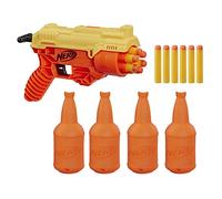 Nerf Alpha Strike Cobra RC-6-Set di 17 Pezzi Include 1 Giocattolo Blaster, 4 Semi-bersagli, e 12 Freccette Ufficiali Elite-per Bambini, Ragazzi, Adulti, E7857EU4