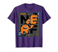 Nerf Camouflage Glitch Poster Maglietta, Uomo, Viola, L