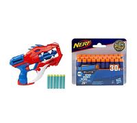 Nerf DinoSquad, blaster lancia-dardi Raptor-Slash, tamburo rotante da 6 dardi, r