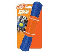 Nerf Dog Bastone da squittio TPR EXO da 20,3 cm, blu/arancione