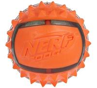 Nerf Dog Giocattolo per cani TPR Spike Ball gomma termostatica 6,3 cm blu/arancione