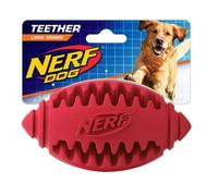 NERF DOG PALLA DENTAL FOOTBALL GOMMA ROSSO 12CM