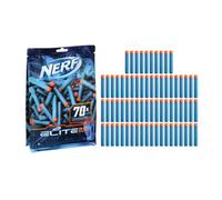 Nerf Elite 2.0 - Confezione con ricarica da 70 dardi, contiene 70 dardi originali Nerf Elite 2.0, compatibili con tutti i blaster Nerf Elite